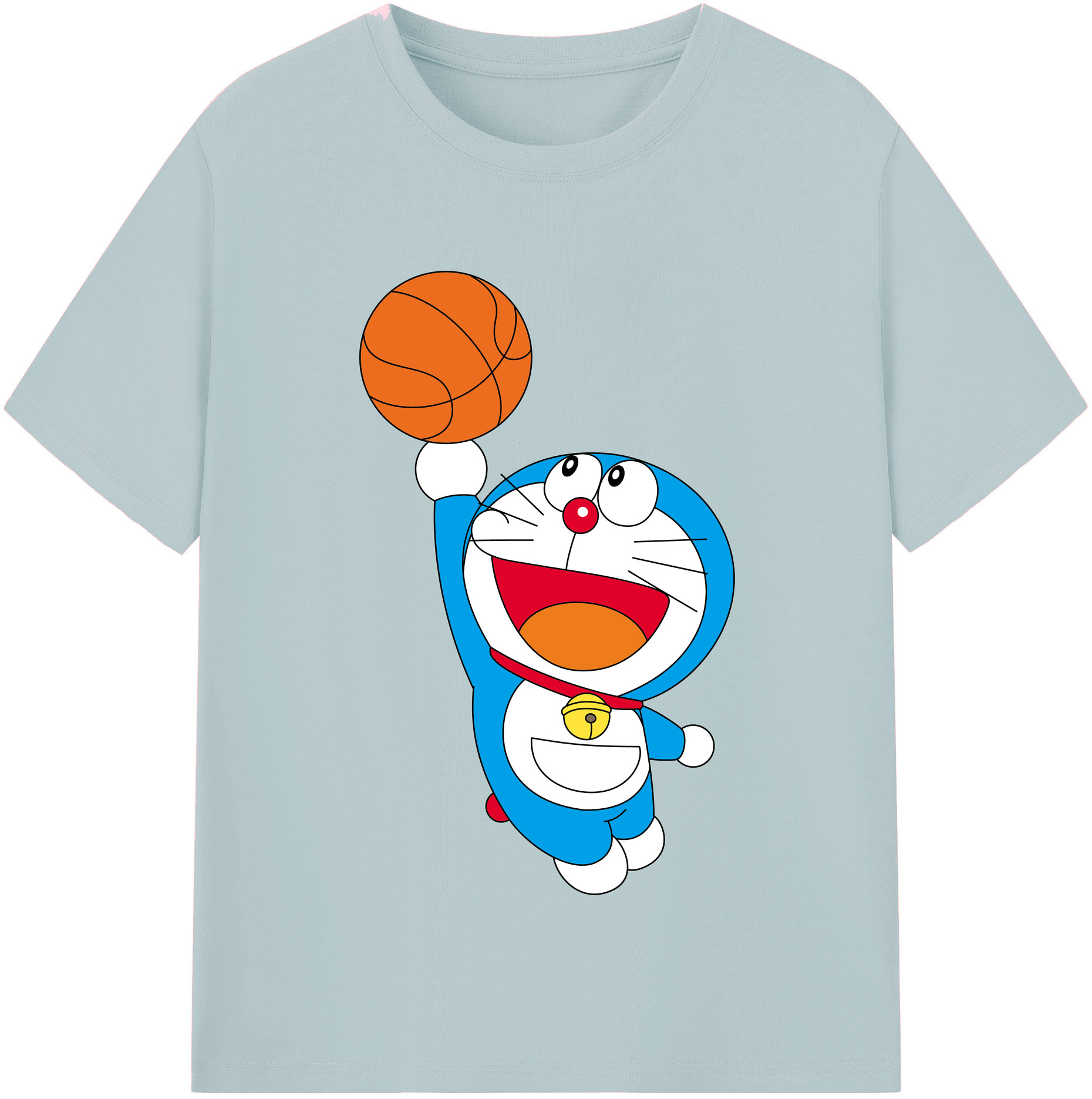 （画像用） ドラえもん Doraemon 綿100％半袖Tシャツ（フロントプリント）